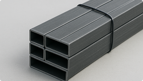 Ms Rectangular Pipes